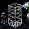 360 Degree Plastic Rotating Jewelry Organizer Display Stands EDIS-WH0022-11A-5