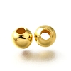 Brass Smooth Round Beads EC400-4G-2