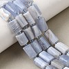 Natural Blue Lace Agate Beads Strands GG-CBA8682-A03-1