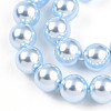 Baking Painted Pearlized Glass Pearl Bead Strands HY-N002-6mm-A05-4