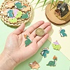 16Pcs 4 Styles Alloy Enamel Pendants FIND-YW0006-88-4