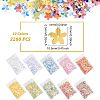 Olycraft 10 Colors Plastic Paillette Beads FIND-OC0001-82-2