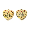 304 Stainless Steel Enamel Pendants STAS-G360-02G-1