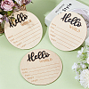 Wooden Baby Photo Props WOOD-WH0002-56B-4