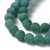 Natural Crackle Agate Beads Strands G-G055-8mm-4-3