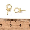 Brass Bead Cap Bails KK-G499-09B-G-3