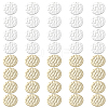 CREATCABIN 40Pcs 2 Colors Brass Charms KK-CN0001-51-1