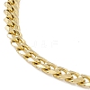 PVD Vacuum Plating 304 Stainless Steel Curb Chains Necklace for Men Women STAS-E001-13G-2