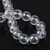 Electroplate Glass Beads Strands X-EGLA-Q062-10mm-A09-3