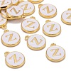 Golden Plated Alloy Charms X-ENAM-S118-01Z-4