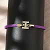 Adjustable Nylon Cord Bracelets X-BJEW-C096-01G-09-3