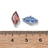 304 Stainless Steel Pave Cubic Zirconia Charms CU-CBABCF3-02P-3