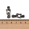 304 Stainless Steel Hook Clasps STAS-C127-02AS-3