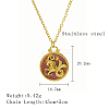 304 Stainless Steel Enamel Constellation Pendant Necklaces LS-DJ0261-9-1-1