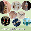 125Pcs 5 Style Tibetan Style Alloy Chandelier Component Links FIND-PH0025-32-5
