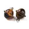 Natural Tiger Eye Pendants G-B041-01P-10-2