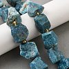 Raw Rough Natural Apatite Beads Strands G-Z087-B12-1