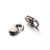 316 Surgical Stainless Steel Lobster Claw Clasps Hand Polished  STAS-E088-22-18x10.5mm-1