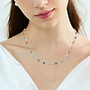 DIY Brass Rhinestone Jewelry Sets Making Kits DIY-OC0014-15C-5