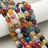 Natural Agate Beads Strands G-M437-C01-01T-5