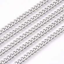201 Stainless Steel Curb Chains CHS-L017-22H