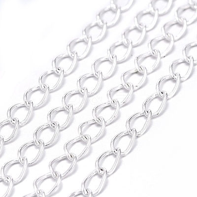 Brass Twisted Chains X-CHC-Q001-5x4mm-S-1