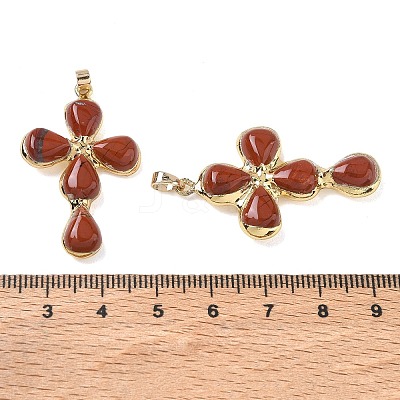 Natural Red Jasper Pendants GG-CBA9F30-02G-12-1