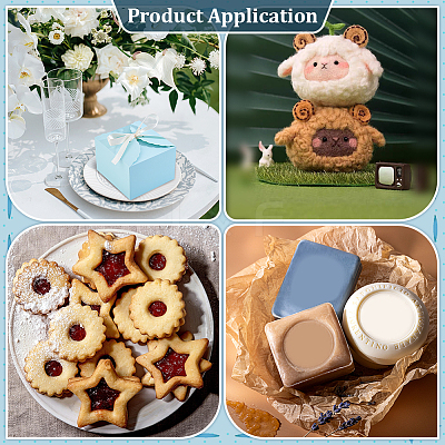 Square Paper Storage Candy Boxes CON-WH0095-200A-1