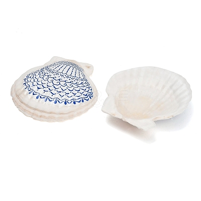Printed Natural Shell Big Pendants SH-CBA93AD-19D-1