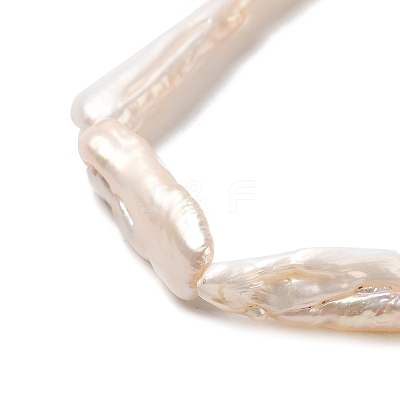 Natural Baroque Pearl Keshi Pearl Beads Strands PEAR-E016-016-1