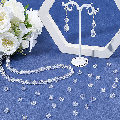 100Pcs Natural Grade AB Quartz Crystal Beads G-SC0003-55-1