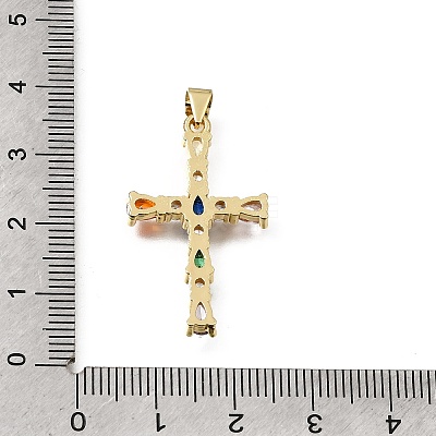 Easter Brass Pave Cubic Zirconia Pendants CU-E002-01A-G04-1