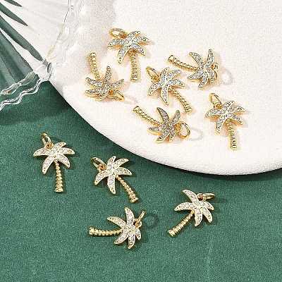SHEGRACE Brass Micro Pave Clear Cubic Zirconia Pendants XGRQ2C285-409G-1