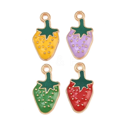 Alloy with Enamel Pendants AL-CBA9C31-07G-1