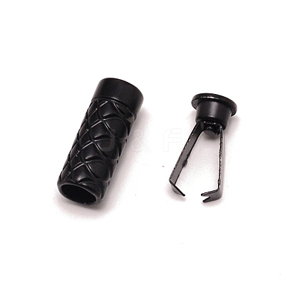Zinc Alloy Cord Ends FIND-WH0091-68EB-1