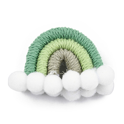 Polycotton(Polyester Cotton) Woven Rainbow Wall Hanging FIND-T035-16E-1