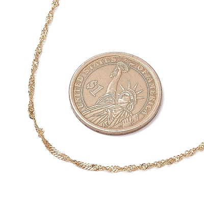304 Stainless Steel Singapore Chain Necklaces NJEW-JN05167-01-1