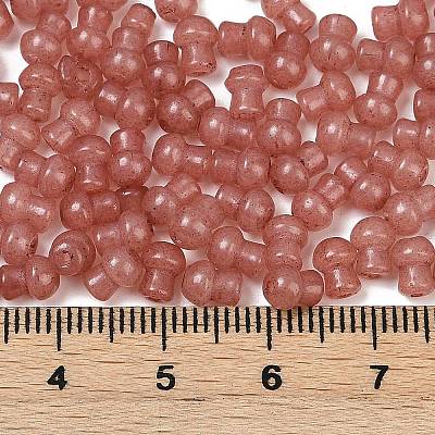 Transparent Colours Glass Seed Beads SEED-R001-01J-1