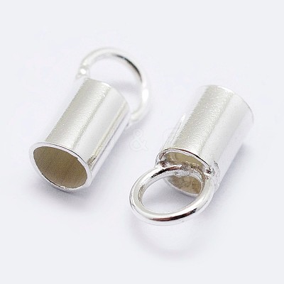 925 Sterling Silver Cord Ends STER-F036-21S-3mm-1