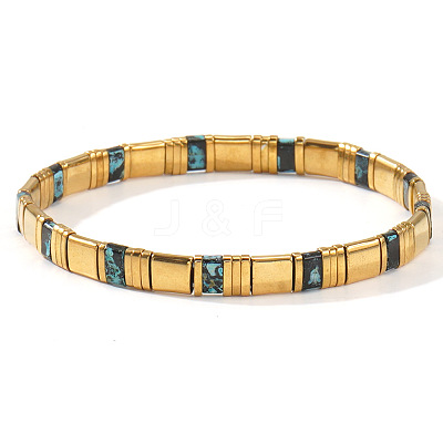 Glass Seed Beads Stretch Bracelets for Women MR9301-12-1