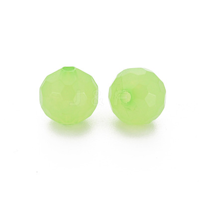 Imitation Jelly Acrylic Beads MACR-S373-97A-E06-1