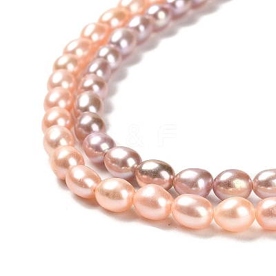 Natural Cultured Freshwater Pearl Beads Strands PEAR-E016-165-1