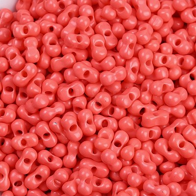 Baking Paint Glass Seed Beads SEED-K010-A08-1