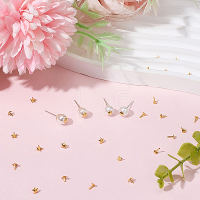 30Pcs 2 Styles 925 Sterling Silver Flat Head Pins STER-SC0001-70G-1