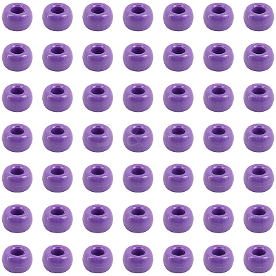 800Pcs Opaque Plastic Beads KY-SP0001-47D-1