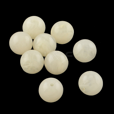 Round Imitation Gemstone Acrylic Beads LS-OACR-R029-8mm-29-1
