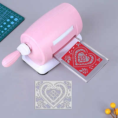 Heart Carbon Steel Cutting Dies Stencils DIY-WH0170-061-1