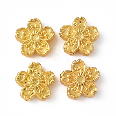 Rack Plating Alloy Beads PALLOY-I215-27G-1