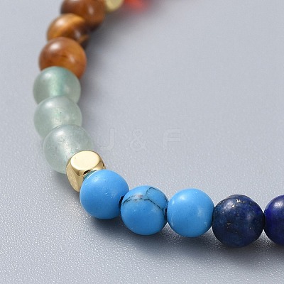 Adjustable Nylon Thread Braided Beads Bracelets BJEW-JB04441-1