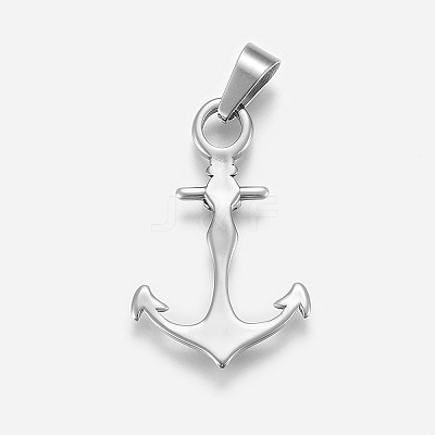 304 Stainless Steel Pendants STAS-F158-09AS-1